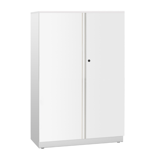 Rubbermaid 7083 Double-Door Storage Cabinet - Base/Top - Gray